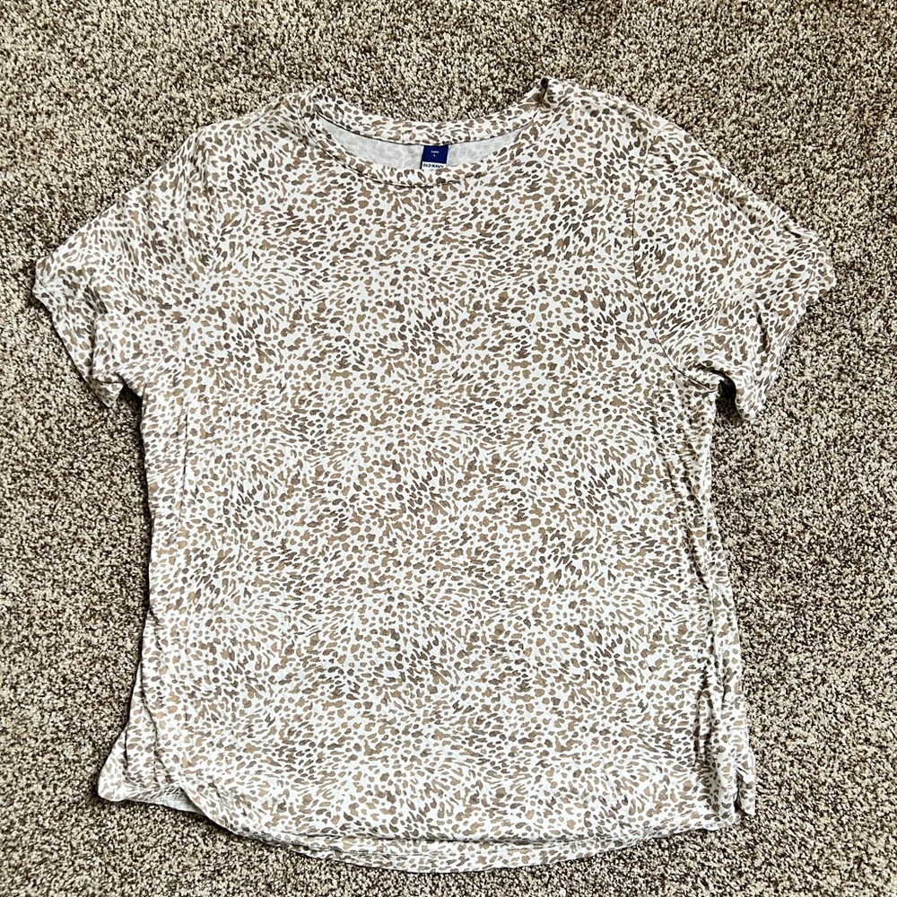 Old navy size L Leopard Print Women's Top